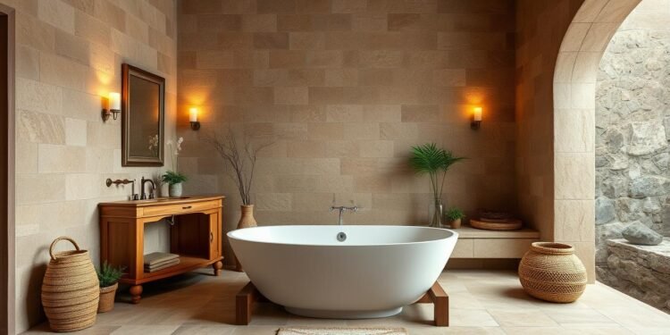 13 Earthy Bathroom Ideas: Natural Tones & Textures for a Grounded Feel