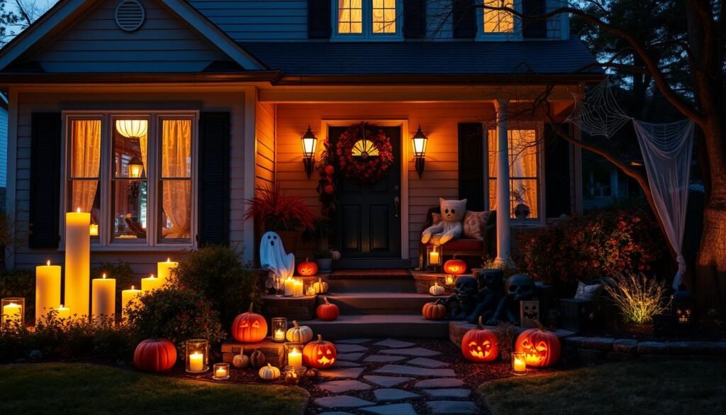 Complete Halloween home decoration with items from the top 25 halloween items on Amazon list