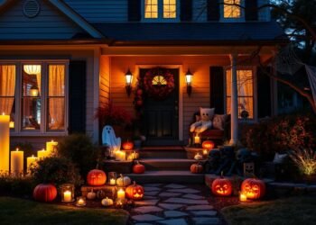 Complete Halloween home decoration with items from the top 25 halloween items on Amazon list